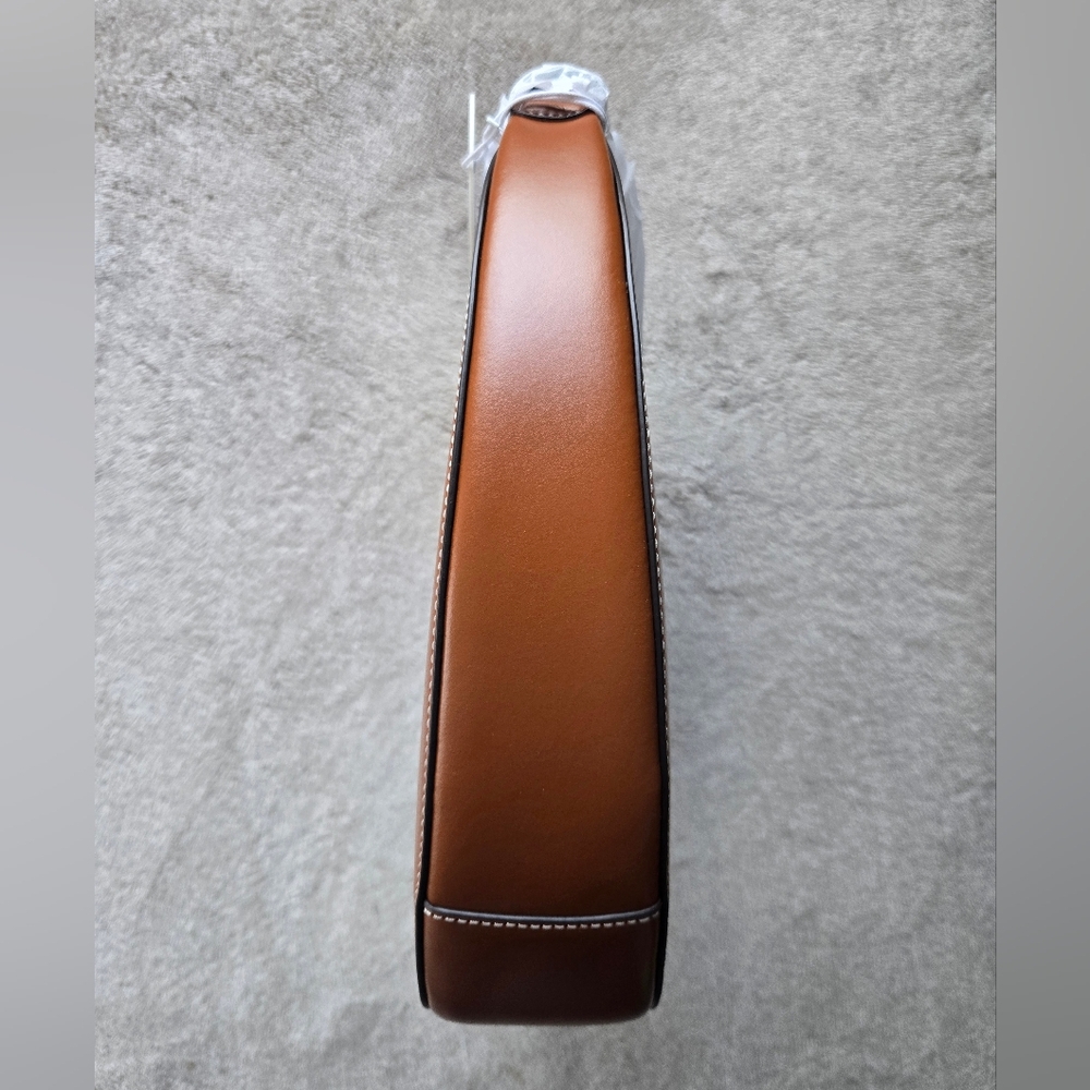 STAUD Polished Crescent Moon Shoulder Bag in Tan - Picture 7 of 15